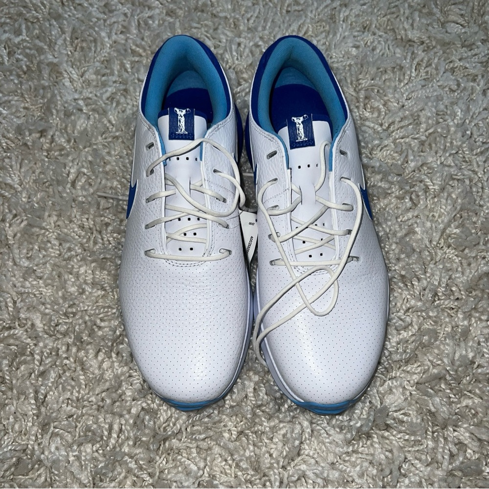 Nike Air Zoom Victory Tour 3 White Hyper Royal Blue Golf DV6798 Men’s Size 9 - Picture 2 of 5
